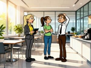 rocio-ana-javi-cafetria